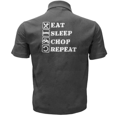 "Eat, Sleep, Chop, Repeat" Unisex Polo Shirt