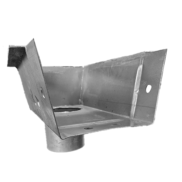 Galvanised Stop End