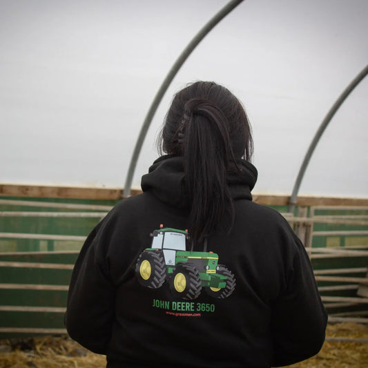 Grassmen John Deere 3650 Baby Donkey Unisex Hoodie