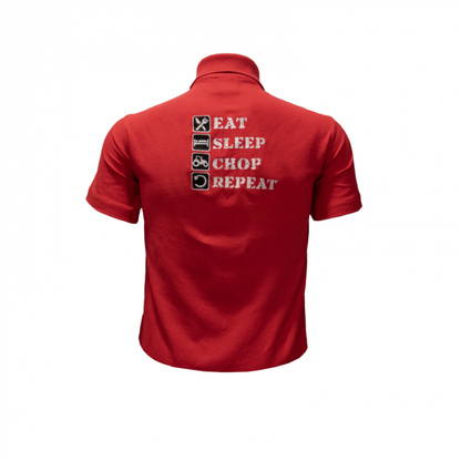 "Eat, Sleep, Chop, Repeat" Unisex Polo Shirt